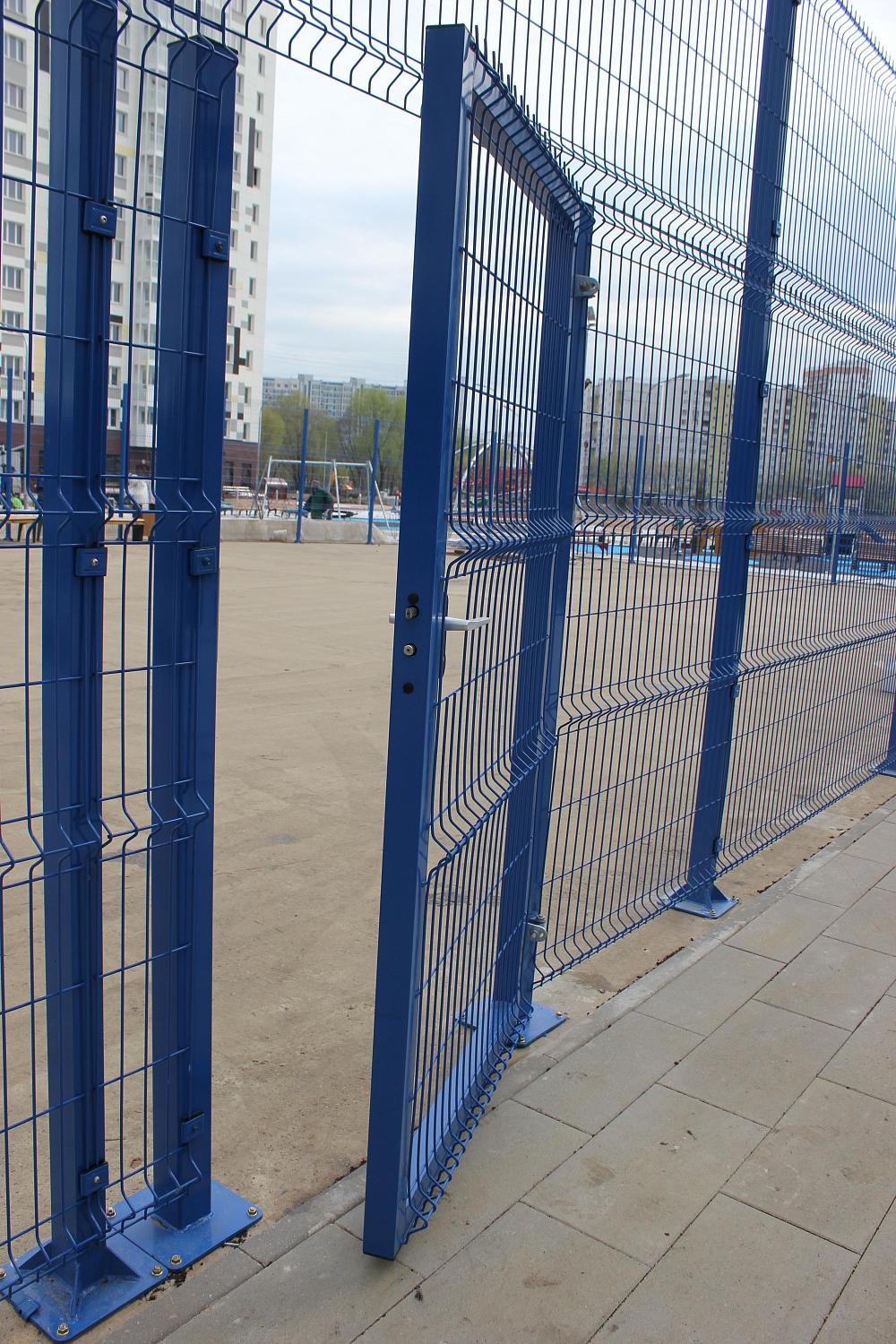 Забор 3D для спортивной площадки